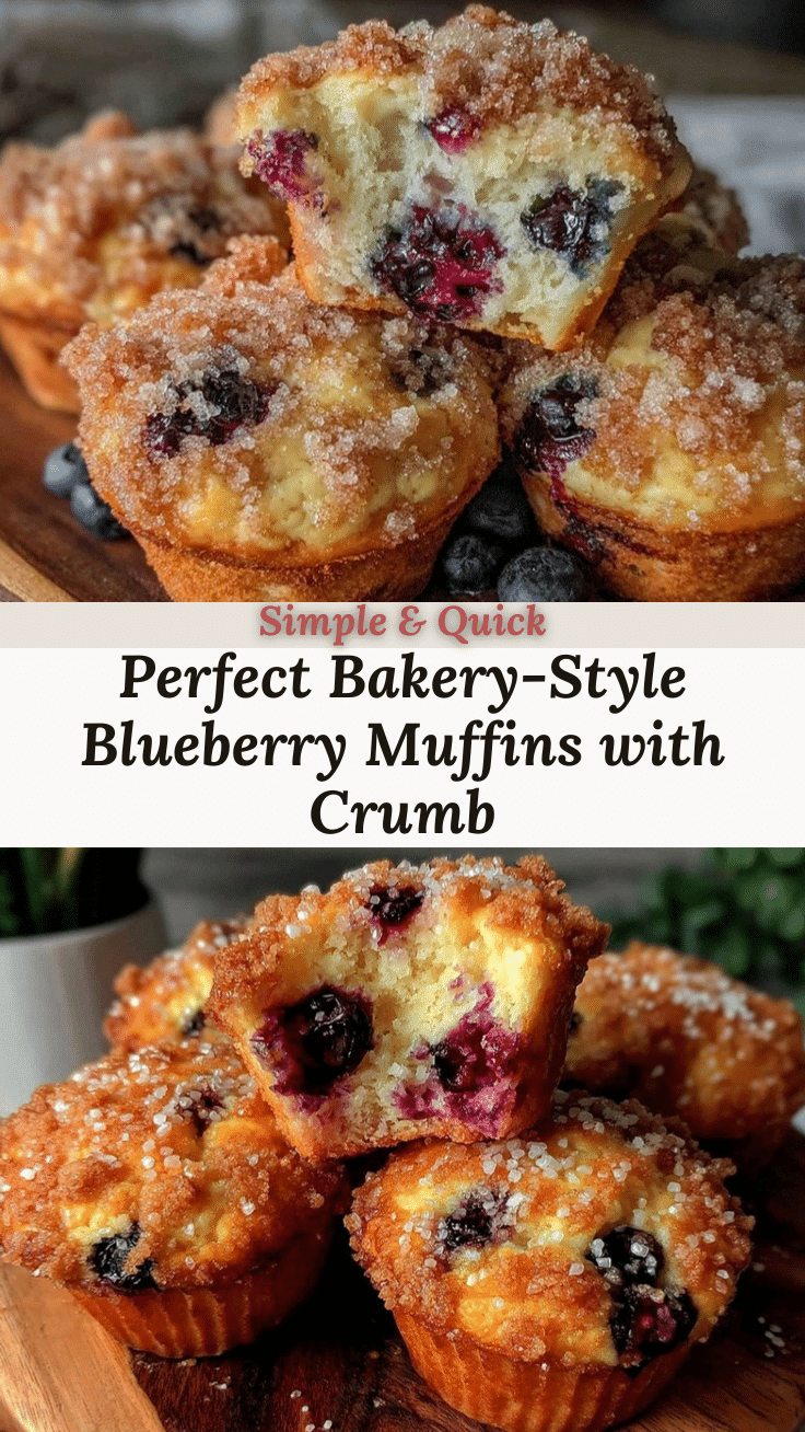 blueberry muffins with crumb topping recipe