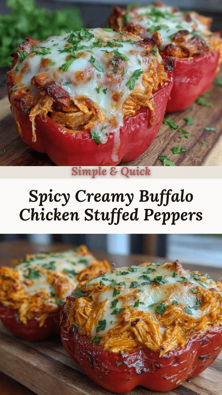 buffalo chicken stuffed peppers recipe