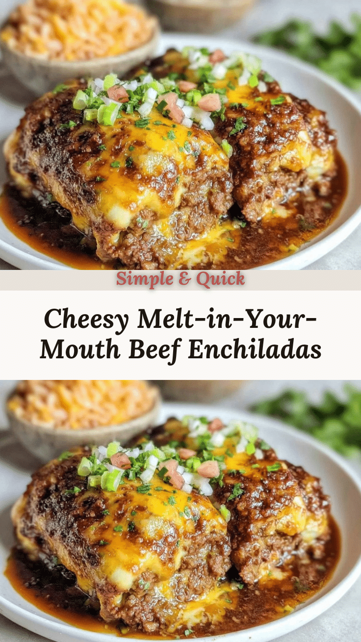 cheesy beef enchiladas recipe