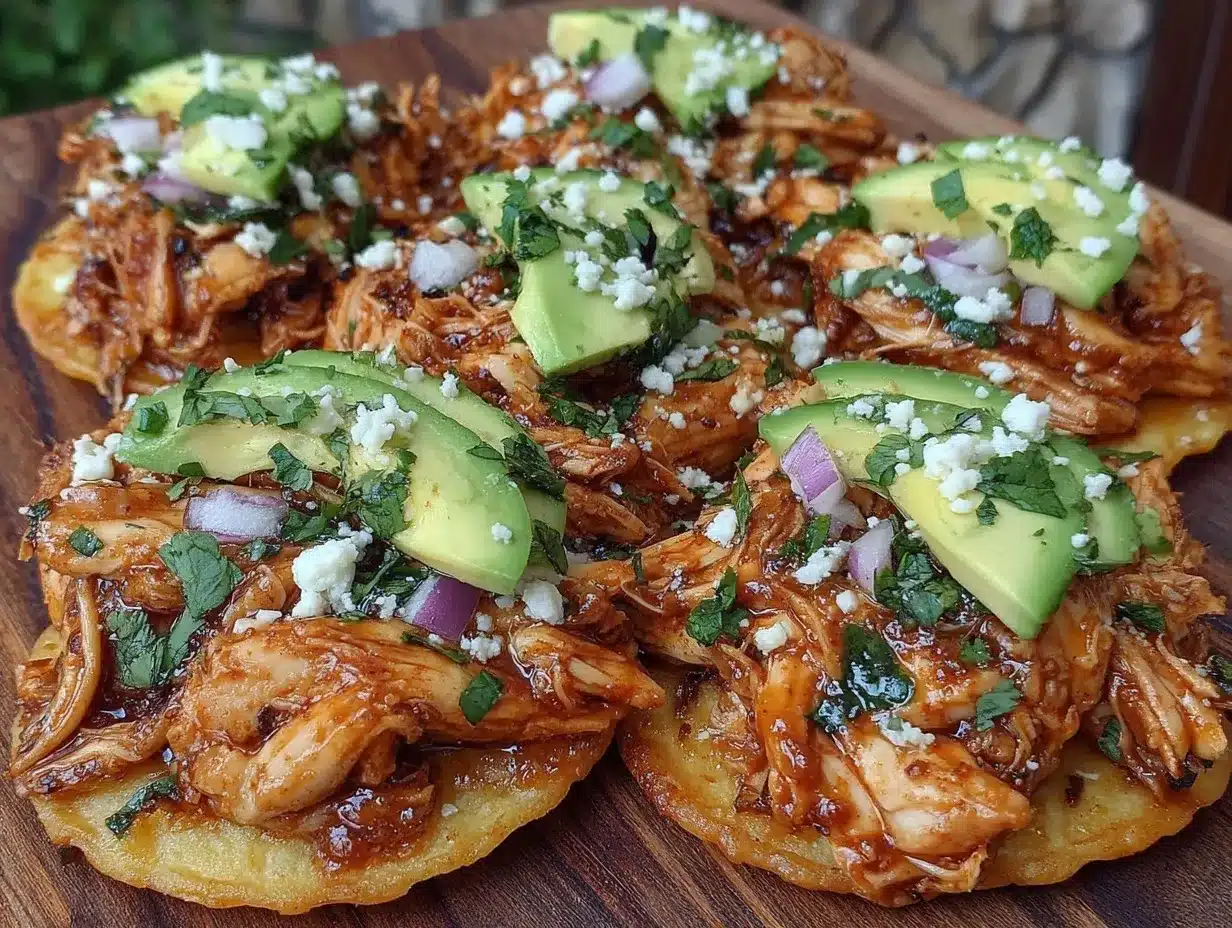 chicken tinga tostadas preparation steps