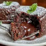 chocolate lava cakes for two - featured image