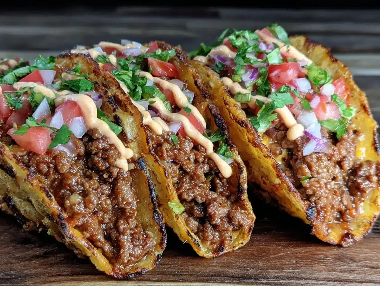 classic beef tacos preparation steps