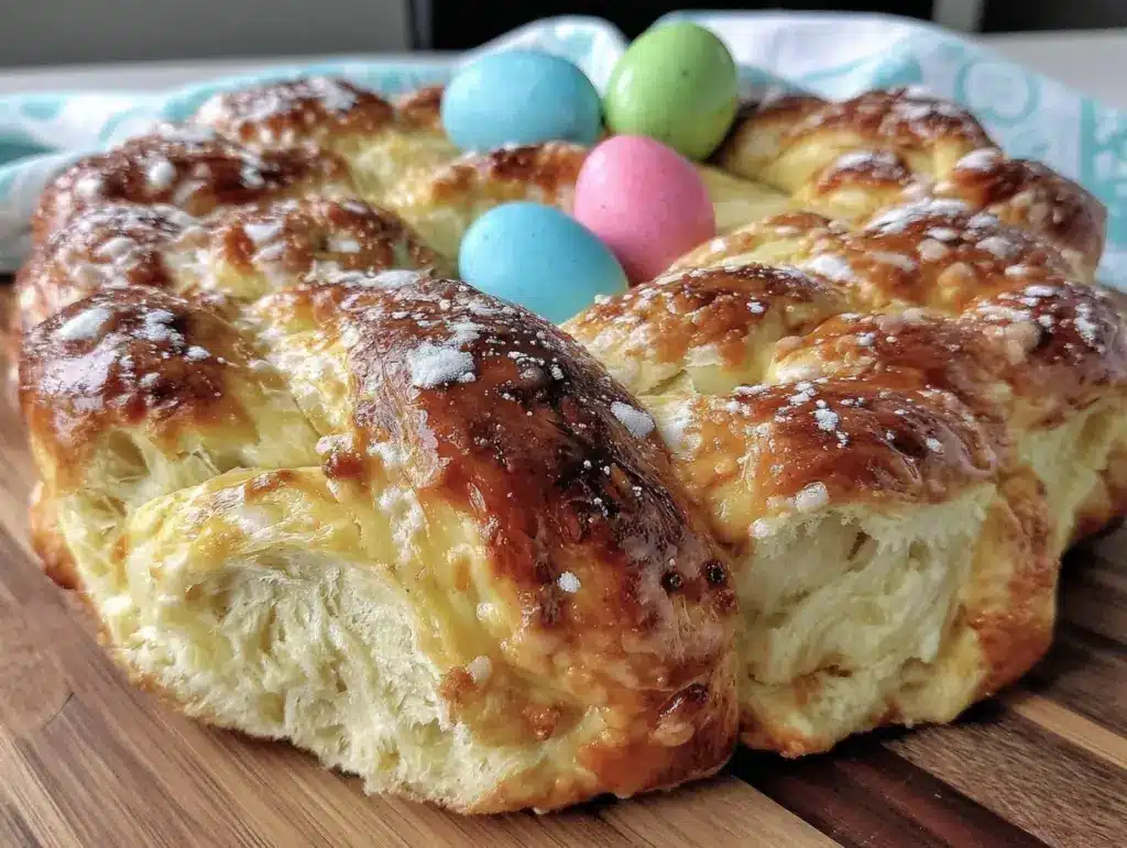 classic Easter braided bread - featured image