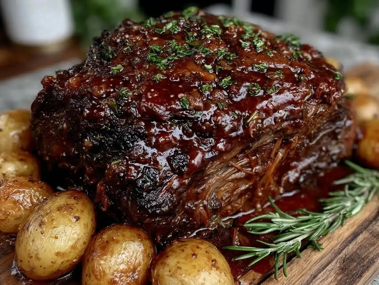 Cozy Crockpot Mississippi Pot Roast preparation steps