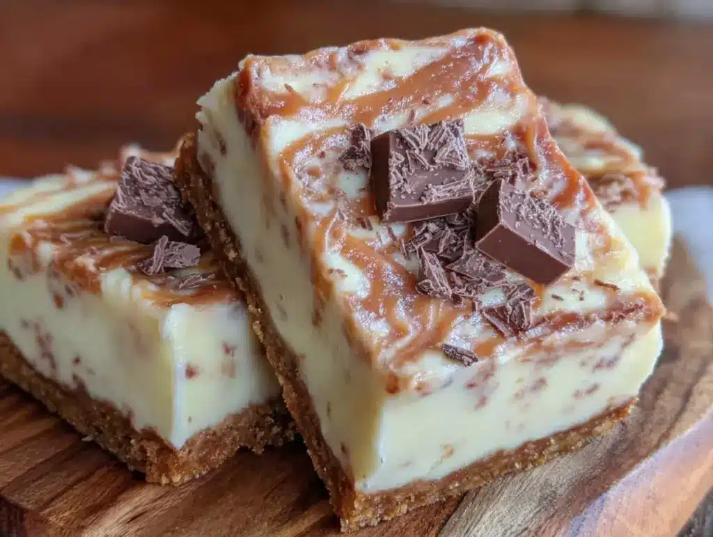 Creamy Baileys Irish Cream Cheesecake Bars - featured image