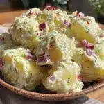 creamy classic potato salad with fresh dill - featured image