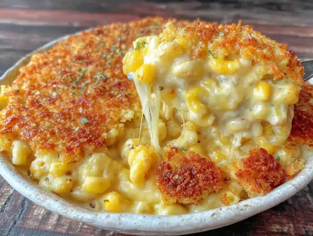 creamy crockpot mac and cheese - featured image