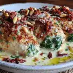 creamy crockpot tuscan chicken - featured image