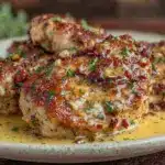 creamy garlic butter chicken - featured image