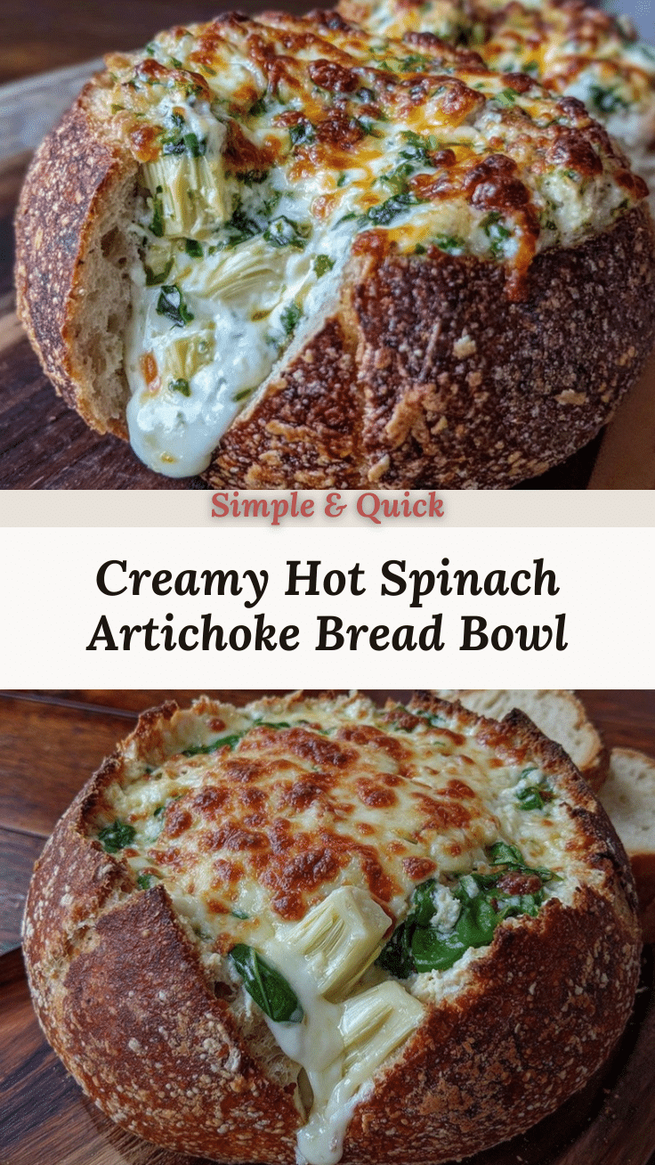 creamy hot spinach artichoke dip recipe