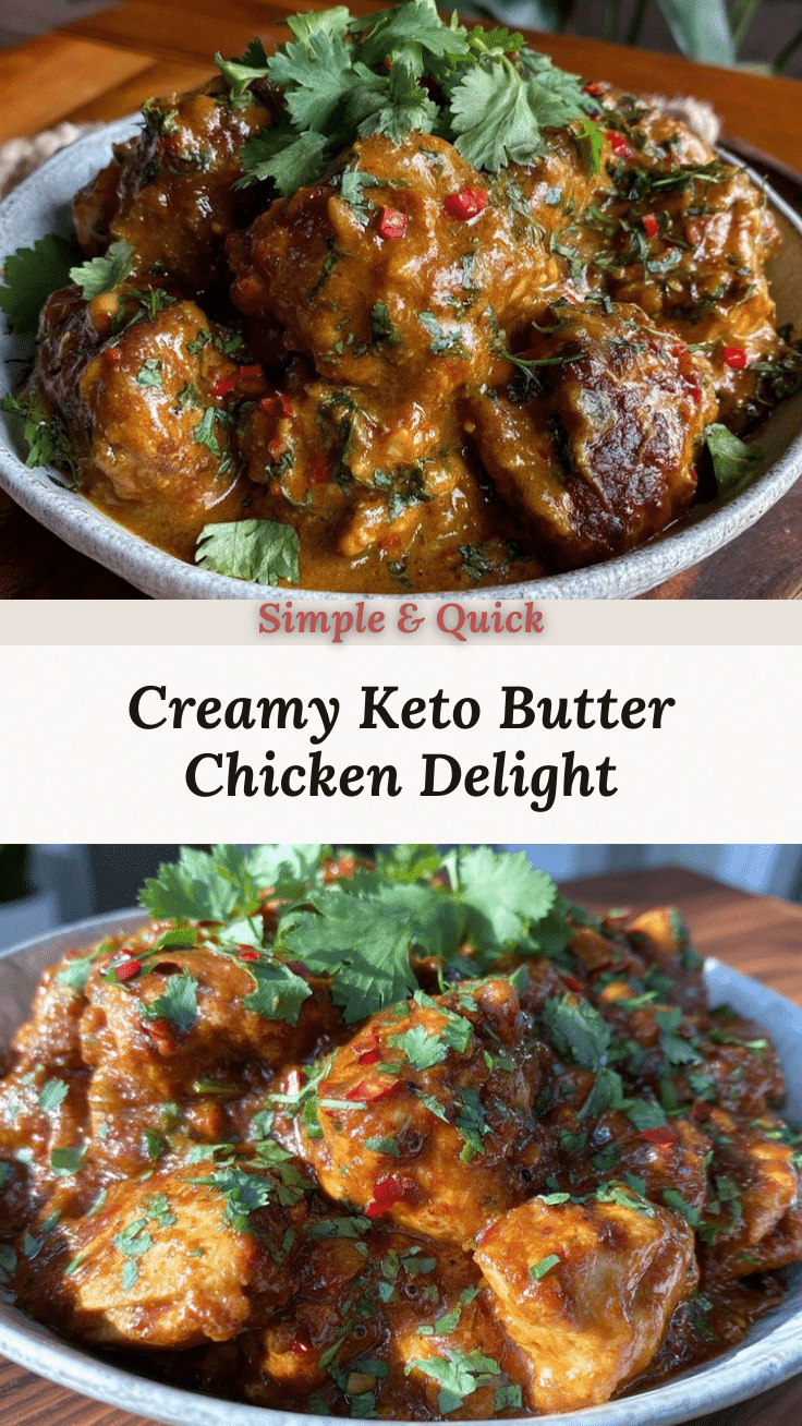 creamy keto butter chicken recipe