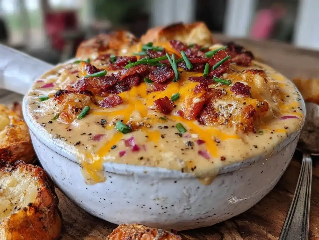 creamy loaded baked potato soup preparation steps