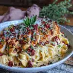 creamy marry me chicken pasta - featured image