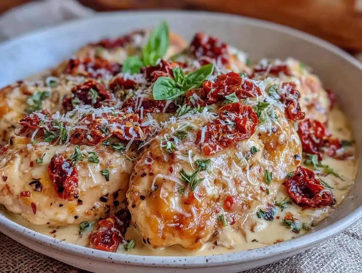 creamy marry me chicken preparation steps