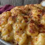 creamy slow cooker mac and cheese recipe - featured image