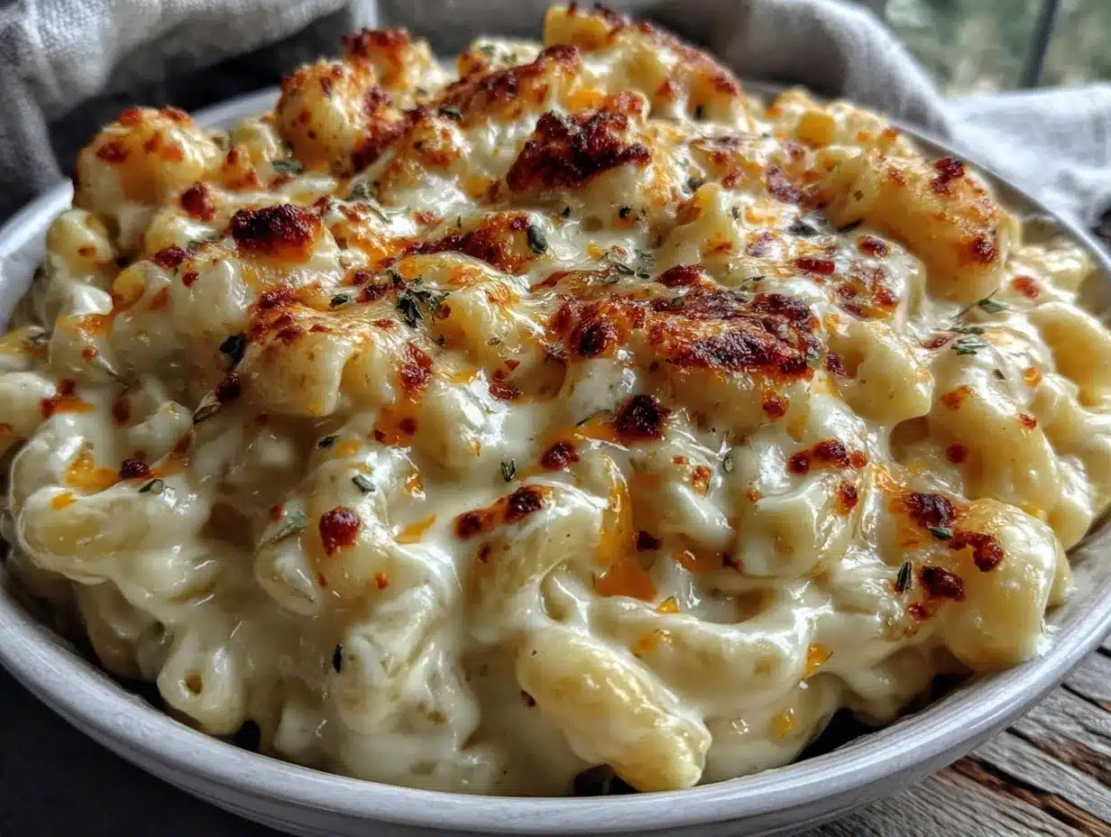 creamy slow cooker mac and cheese recipe preparation steps