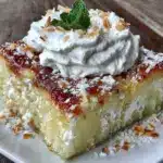 creamy tres leches cake - featured image