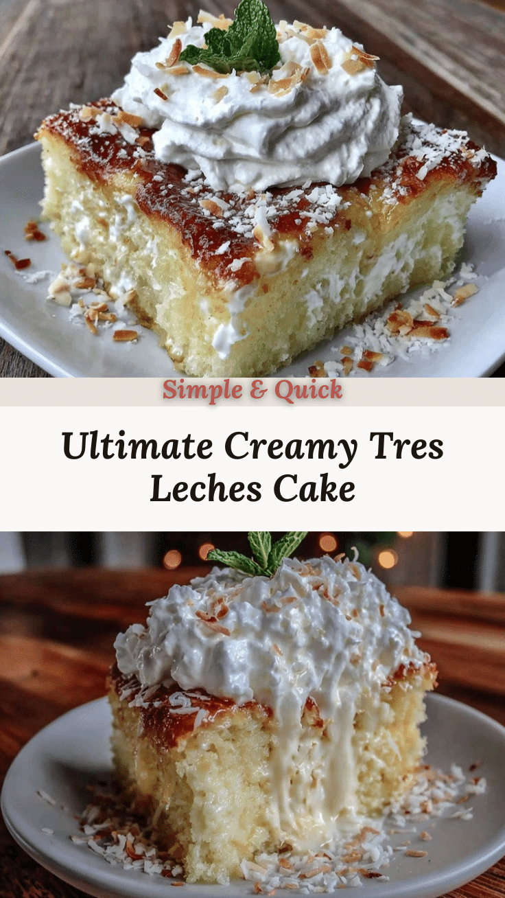 creamy tres leches cake recipe