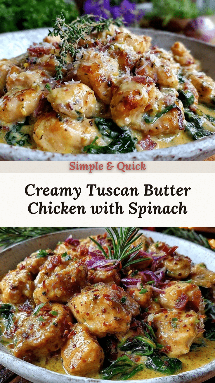 creamy tuscan butter chicken recipe