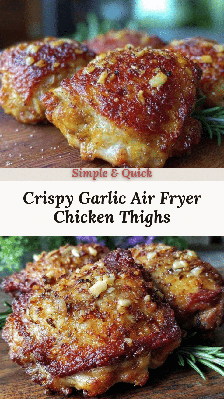 crispy air fryer chicken thighs recipe
