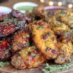 crispy air fryer chicken wings - featured image