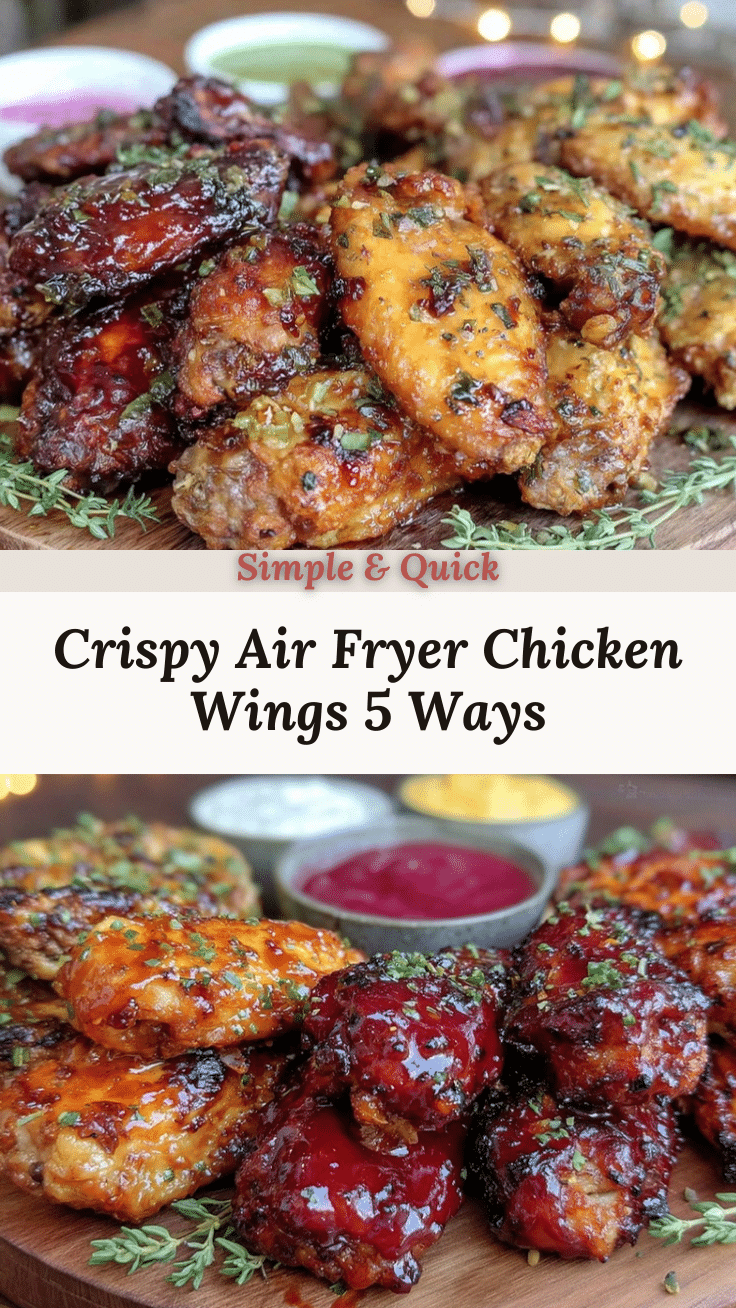 crispy air fryer chicken wings recipe