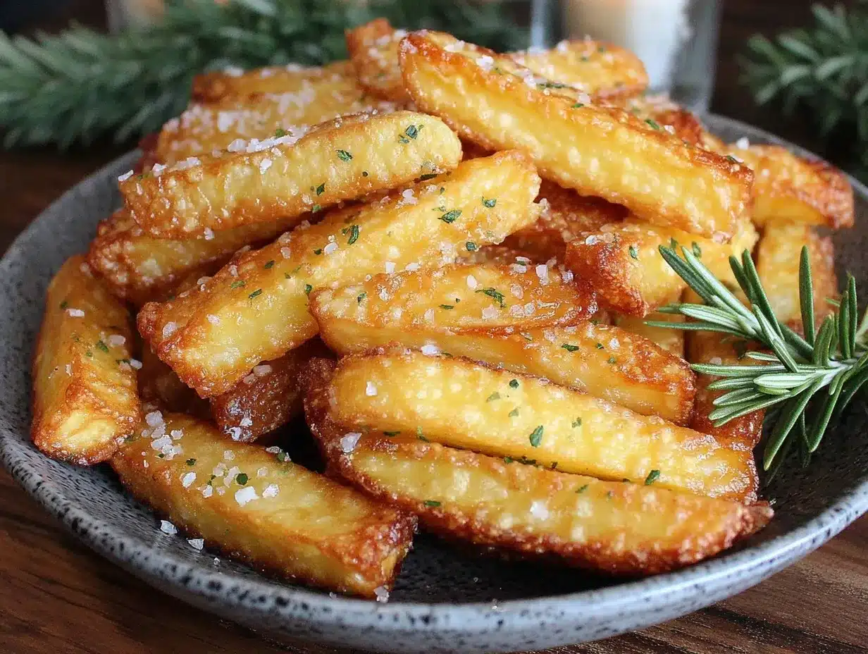 crispy air fryer french fries preparation steps