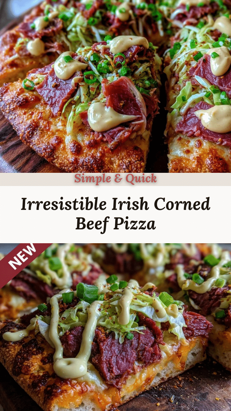crispy irish corned beef pizza recipe