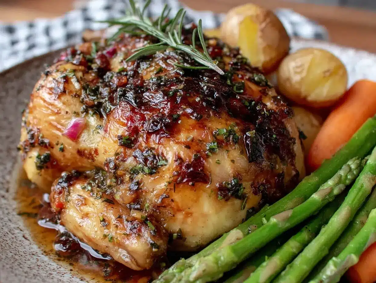 crispy lemon herb roasted chicken preparation steps