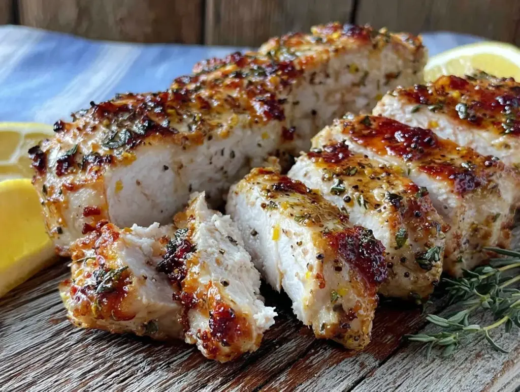 crispy lemon pepper chicken breast - featured image