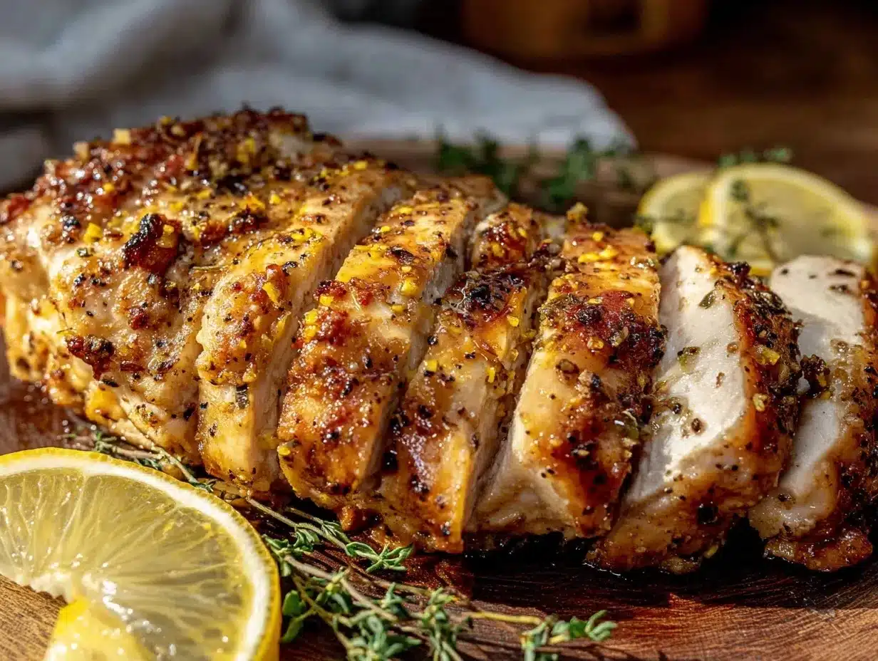 crispy lemon pepper chicken breast preparation steps