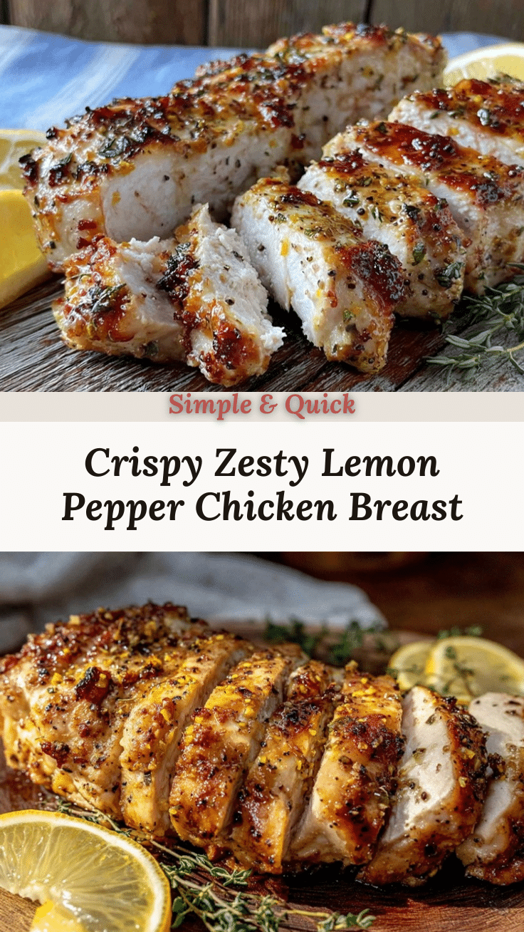 crispy lemon pepper chicken breast recipe
