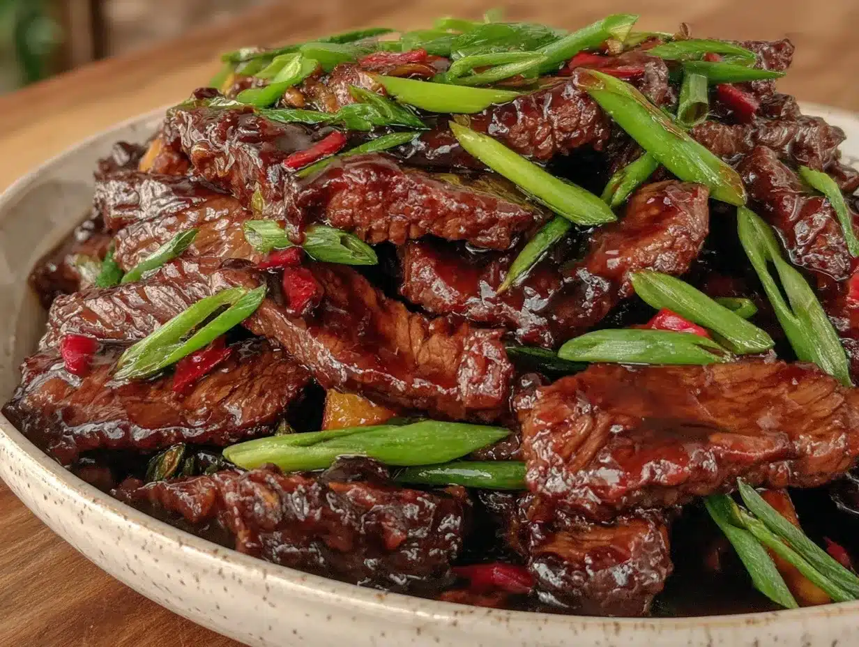 crispy mongolian beef preparation steps