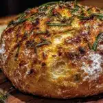 crispy olive rosemary sourdough boule - featured image