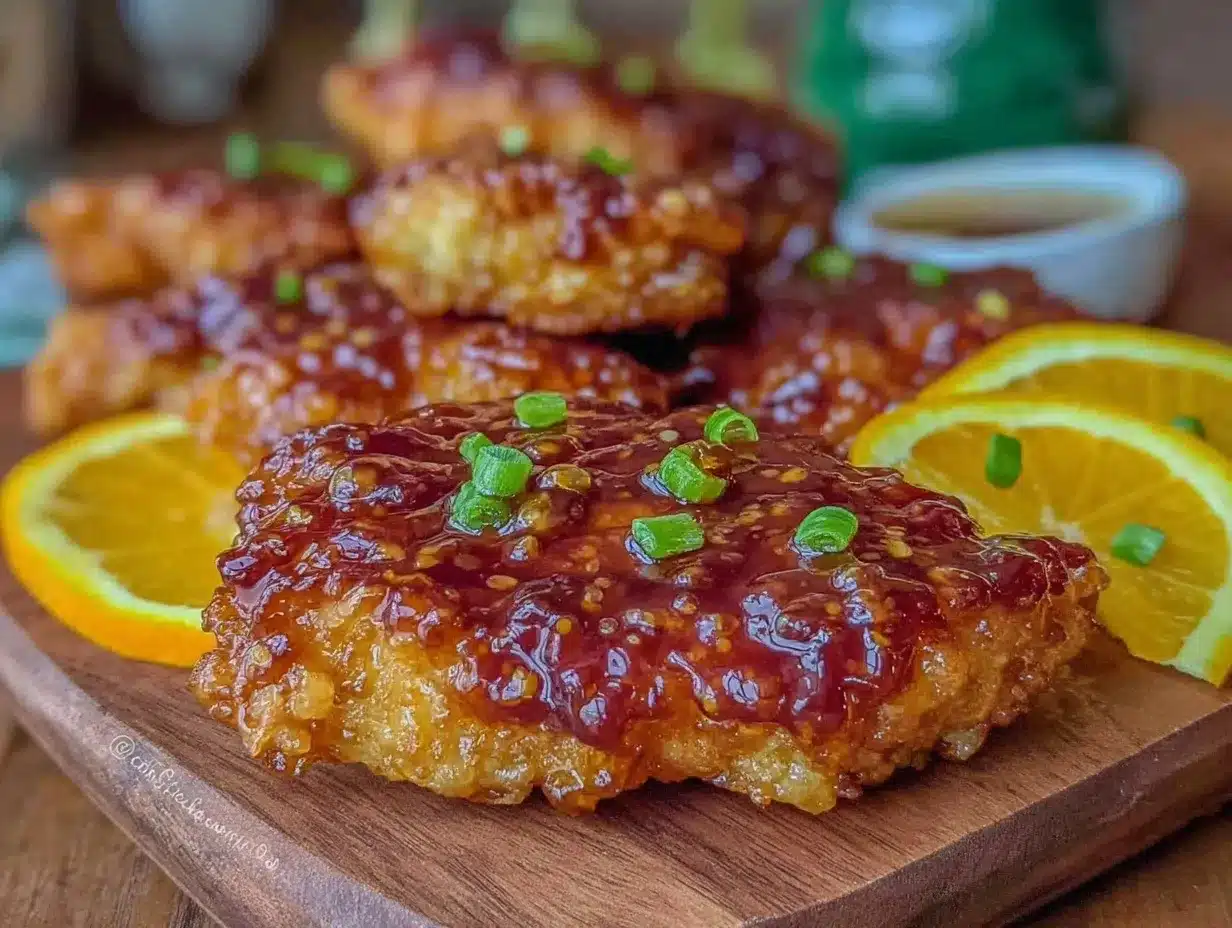 crispy orange chicken preparation steps