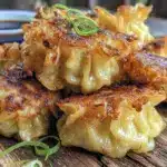 crispy pan-fried pork dumplings - featured image