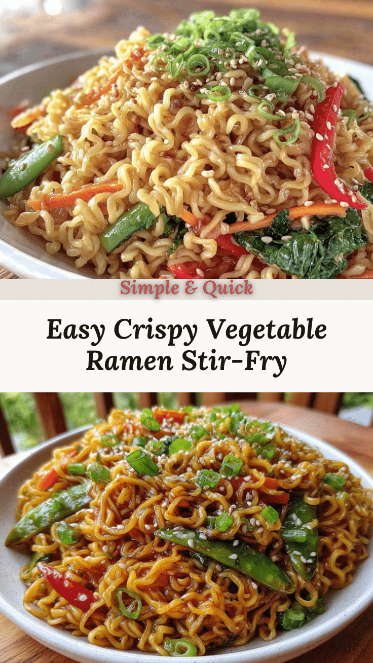 crispy ramen noodle stir-fry recipe
