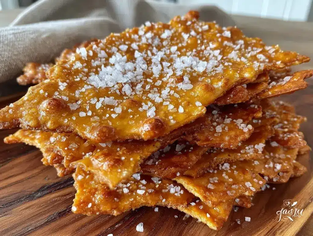 crispy sourdough discard crackers - featured image