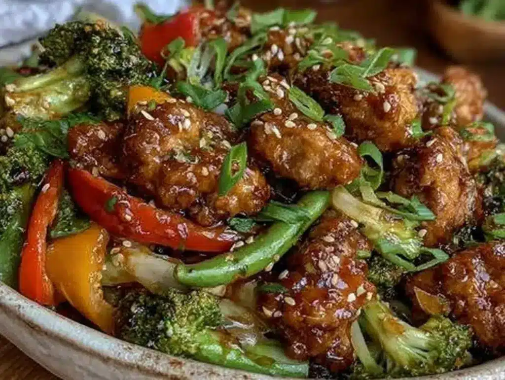 easy chicken stir-fry recipe - featured image