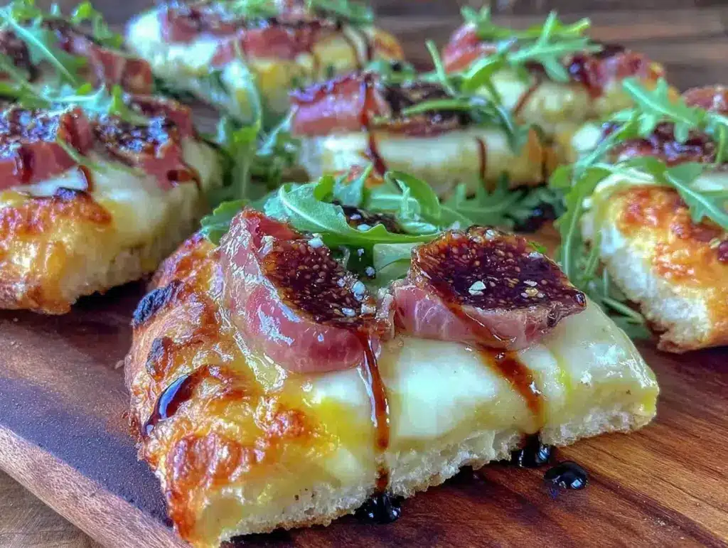 fig jam prosciutto pizza - featured image