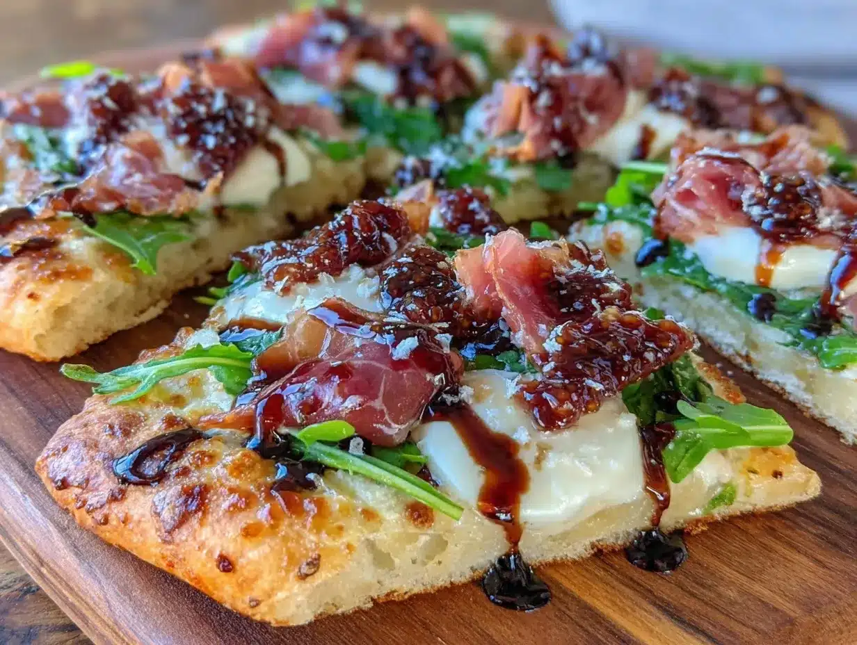 fig jam prosciutto pizza preparation steps