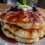 fluffy buttermilk pancakes - featured image