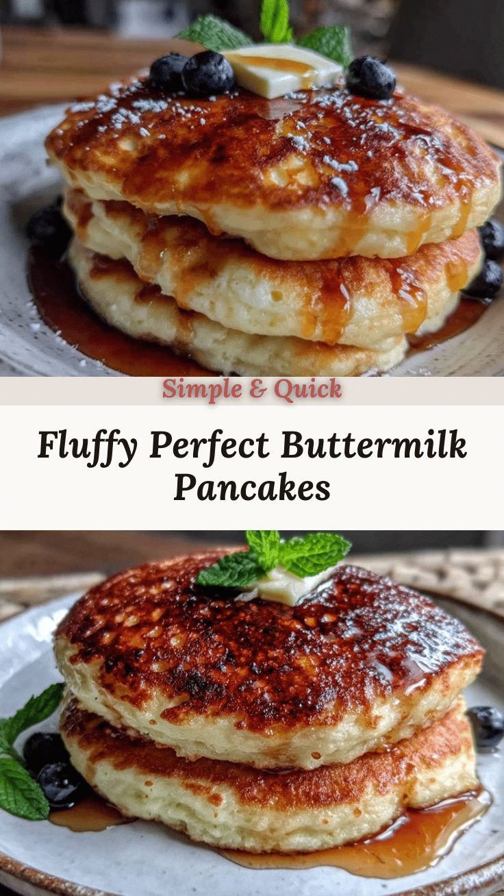 fluffy buttermilk pancakes recipe
