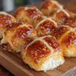 fluffy hot cross buns - featured image
