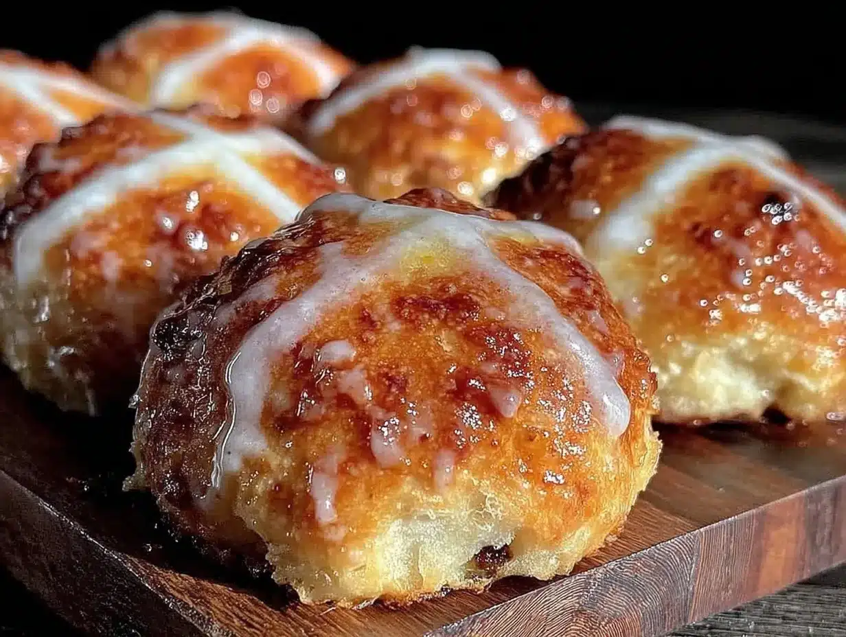 fluffy hot cross buns preparation steps