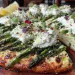 Fresh Spring Asparagus Pizza - featured image