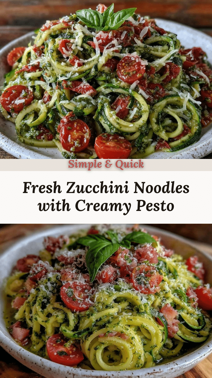 fresh zucchini noodles recipe