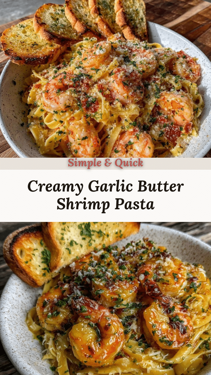 garlic butter shrimp pasta recipe