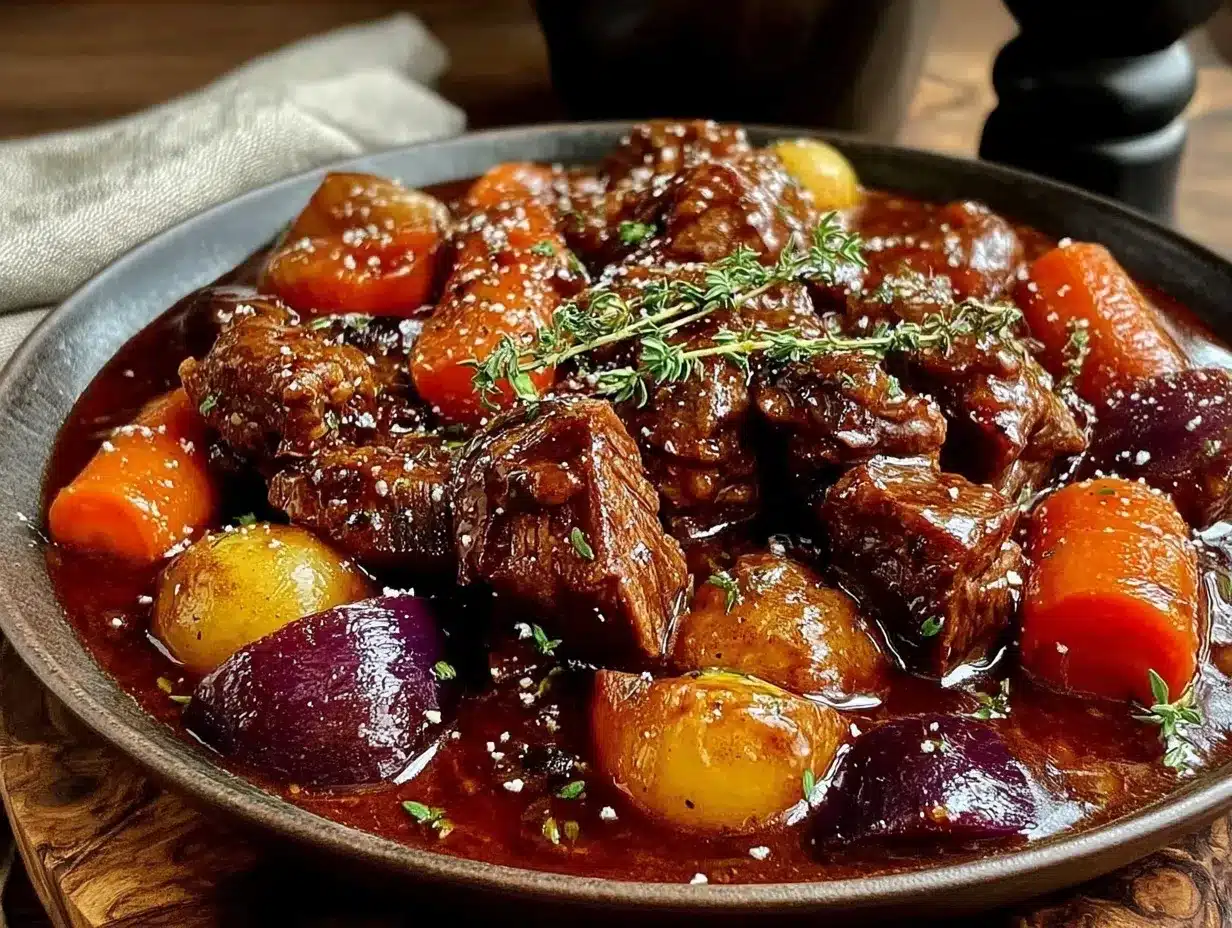 Guinness beef stew preparation steps