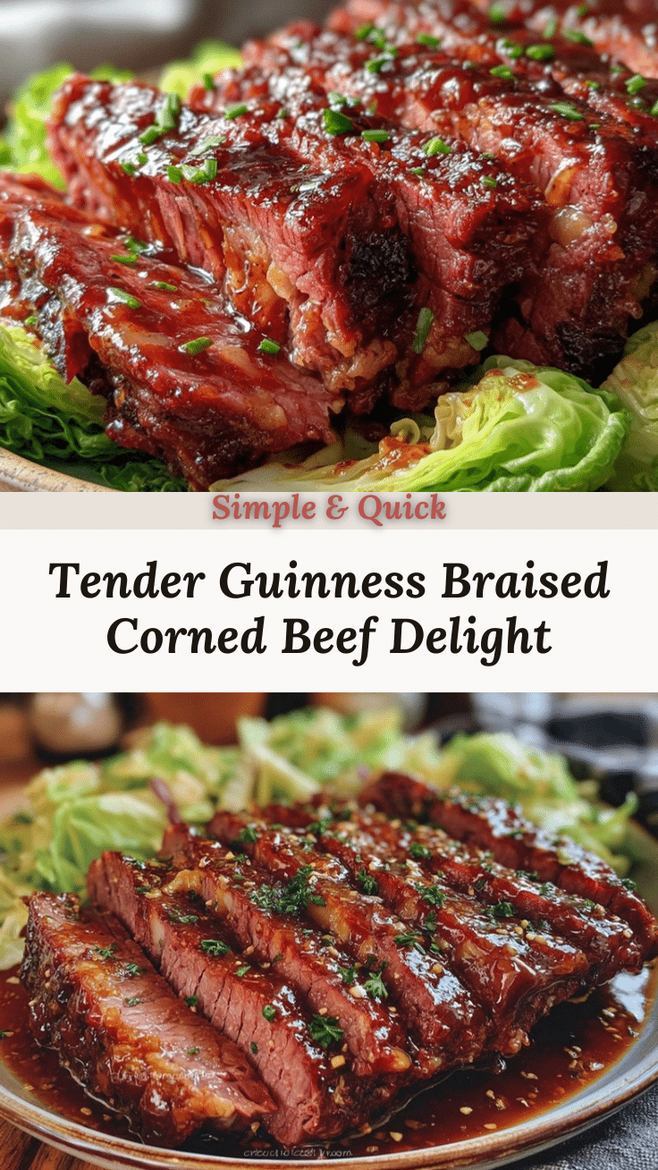 Guinness Braised Corned Beef with Cabbage recipe